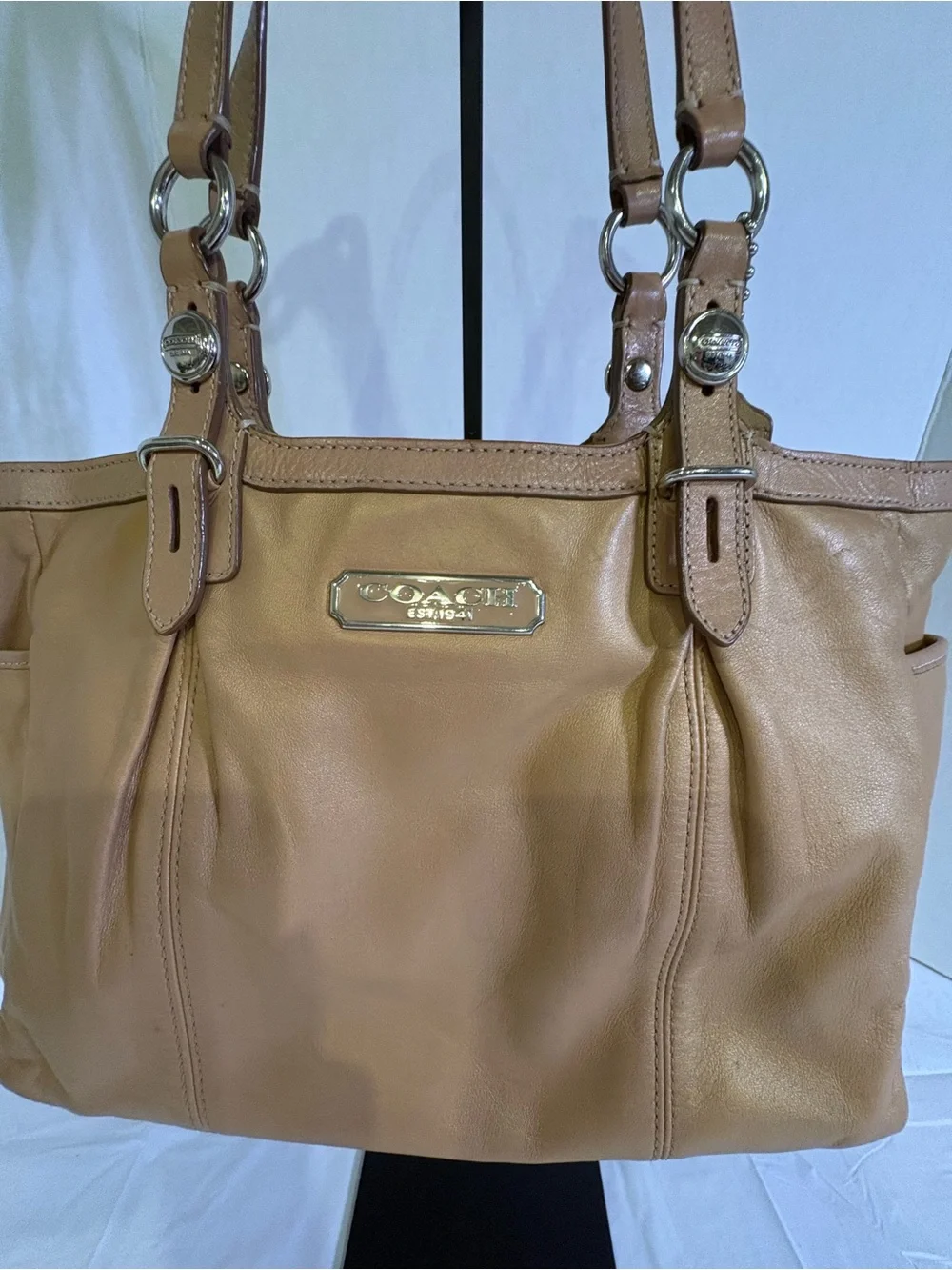 Coach leather tote